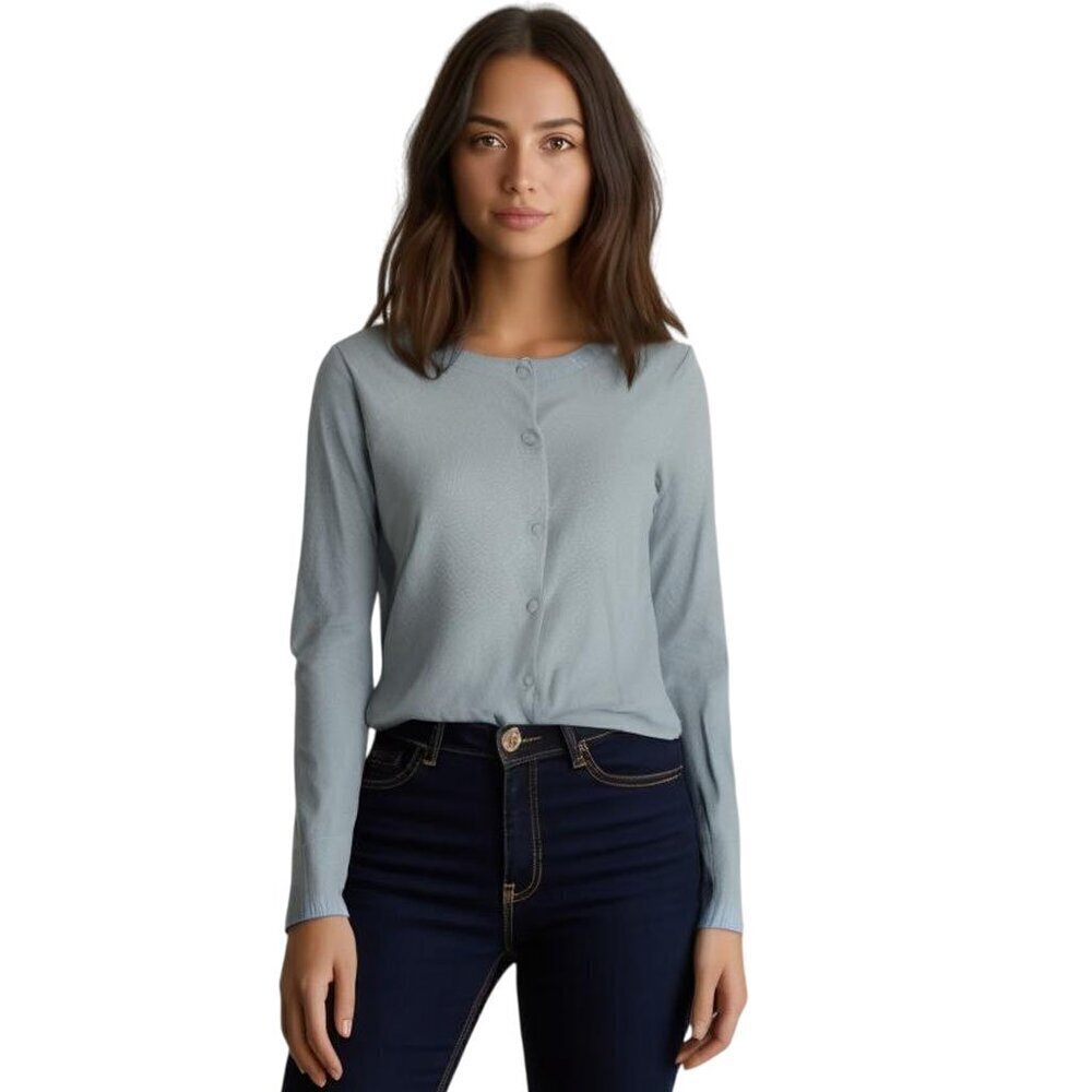 New York & Company Light Button Up Cardigan Sweater Size M